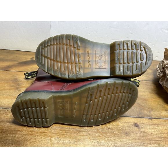 Dr. Martens Newton 1460 Air Wair Boot Cherry Leather US 6M 7W - Picture 9 of 10